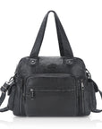 Slim Vegan Leather Tote Bag for Office | Waterproof PU Leather Briefcase for Women