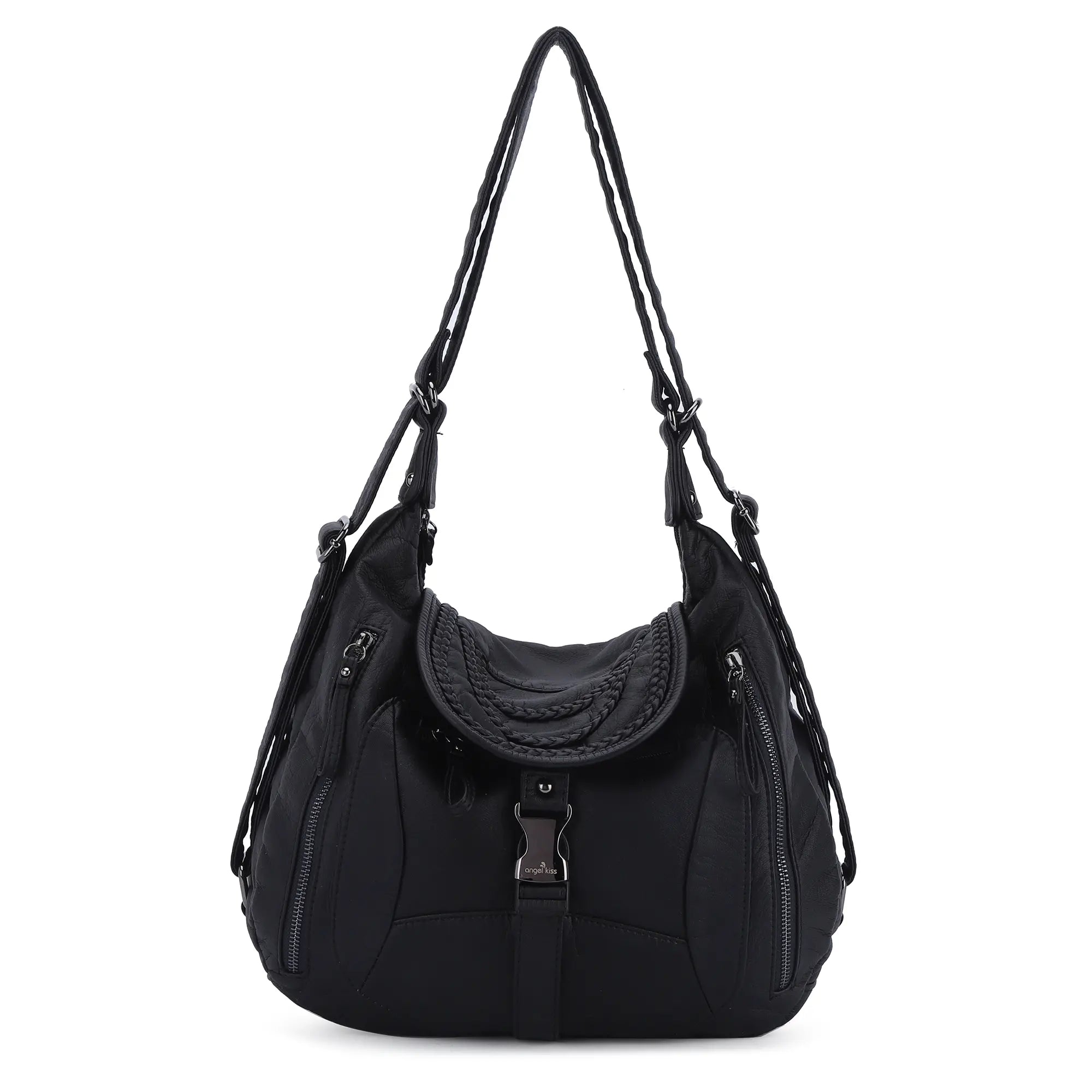 Large capacity multi-function hobo shoulder Bag