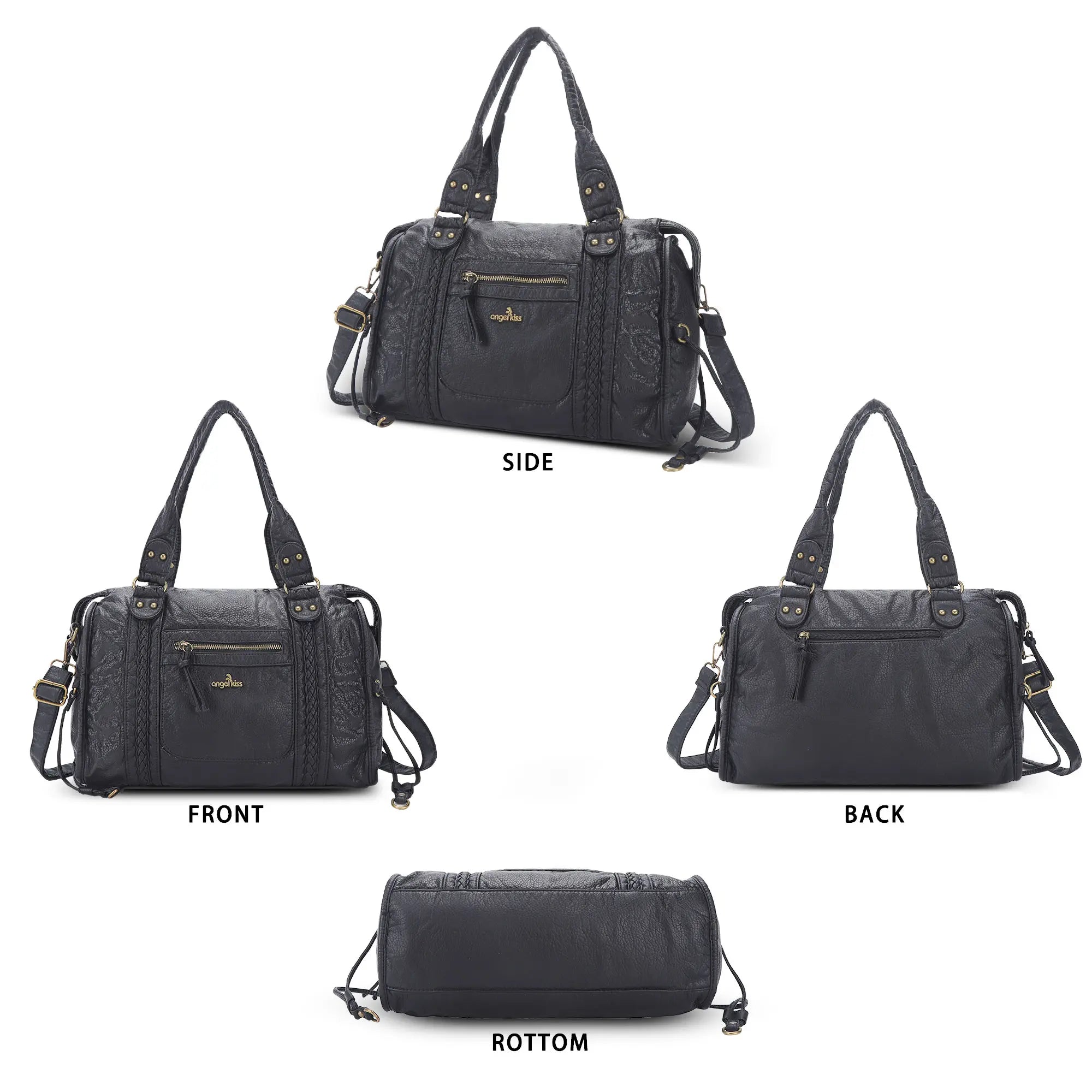 ANGELKISS Light Vintage Commuter Tote