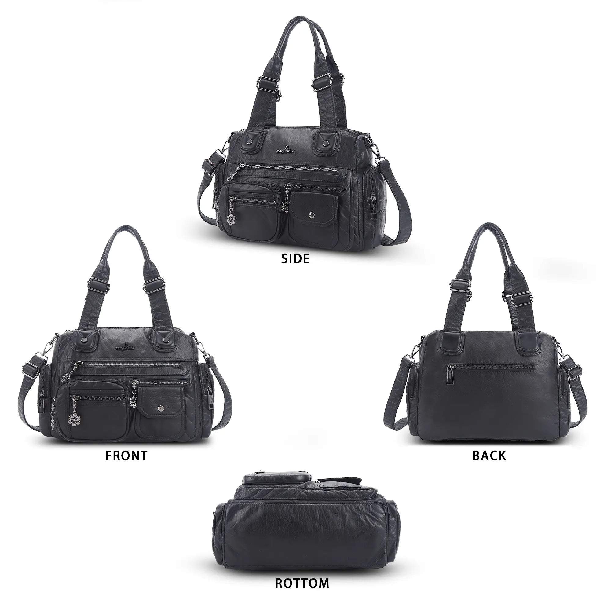 Vegan Leather Bags for Work Tote handbag & Carryall & Laptop Bag