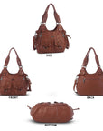 Angelkiss Urban Wash Leather Shoulder Bag