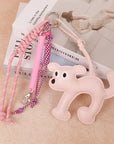Cute Dog Colorful Beaded Keychain – Puppy Pendant
