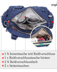 Washed Leather Handbag Unique Style For Women-Angelkiss Bag