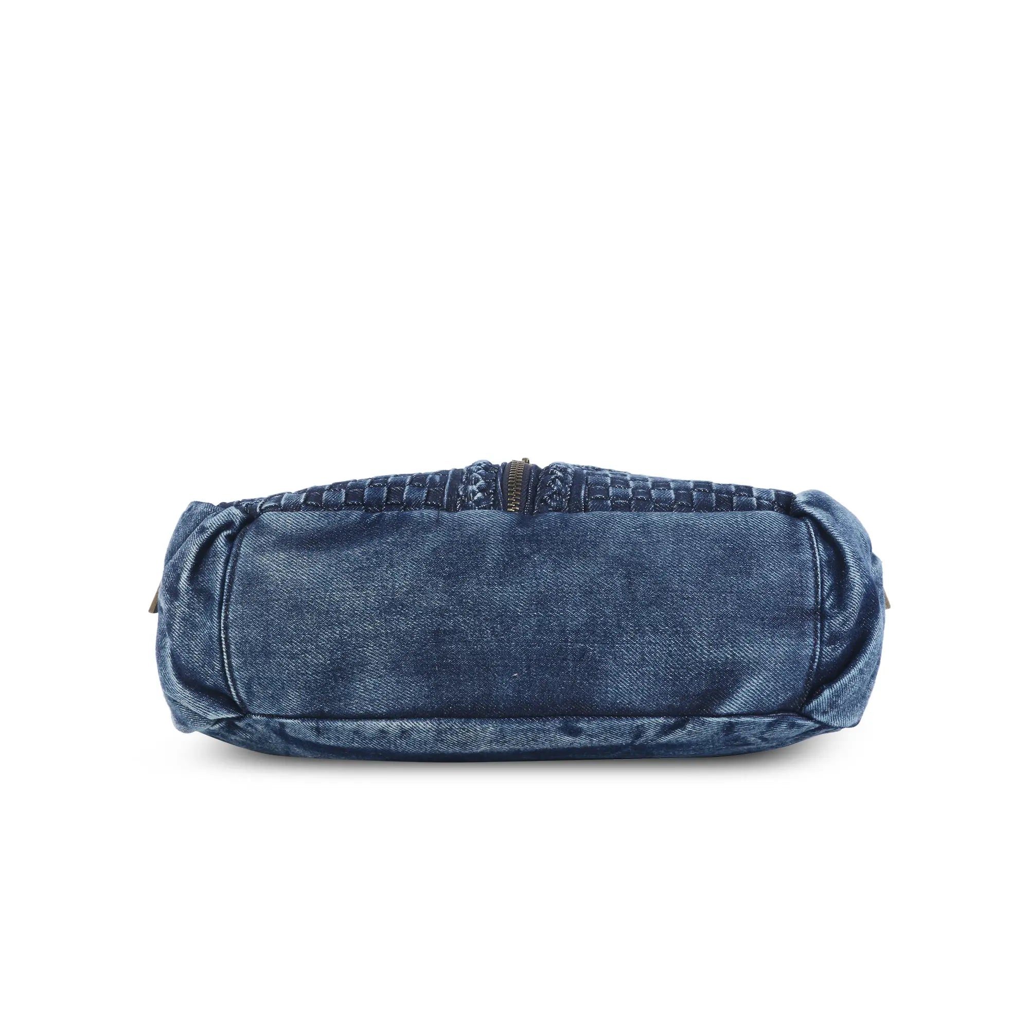 Large Size Street-Style Vintage Washed Denim Bag for Women