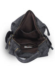 Denim Vintage Backpack – Multi-Pocket Convertible Tote for Commuting & Daily Use