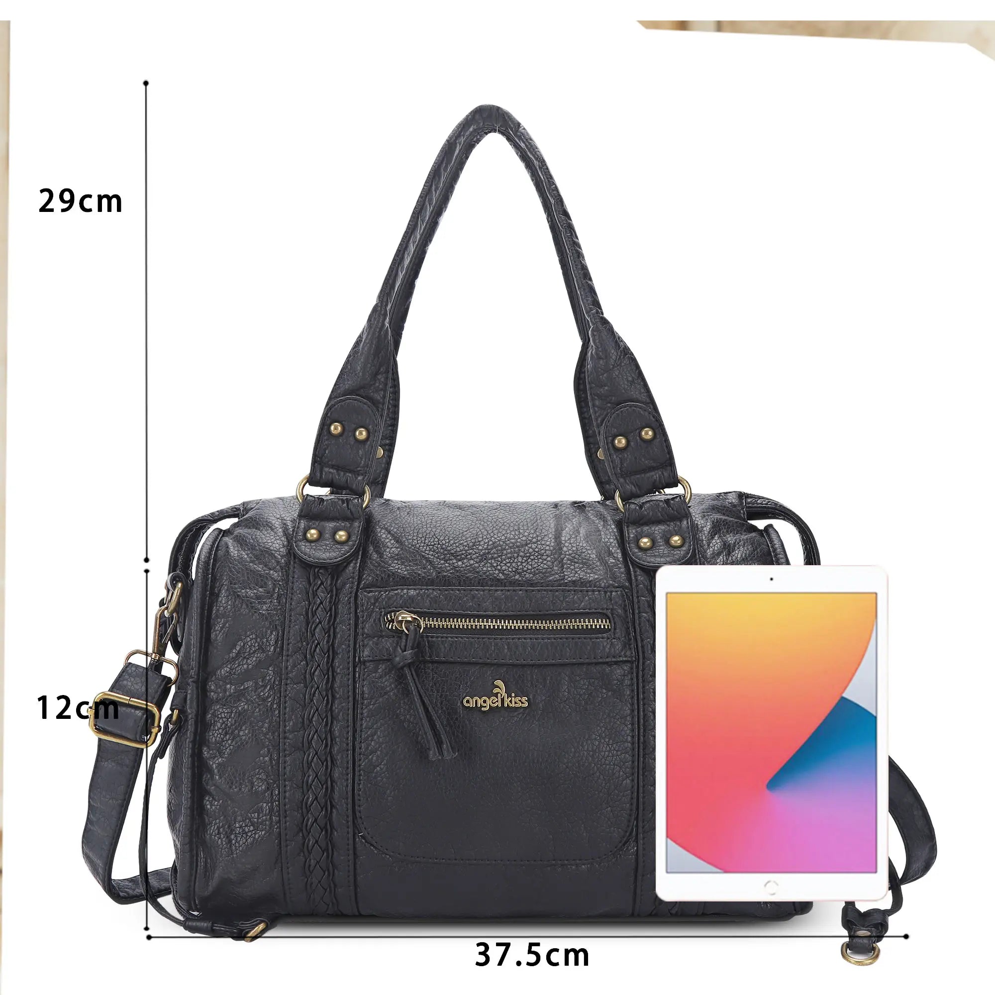 ANGELKISS Light Vintage Commuter Tote