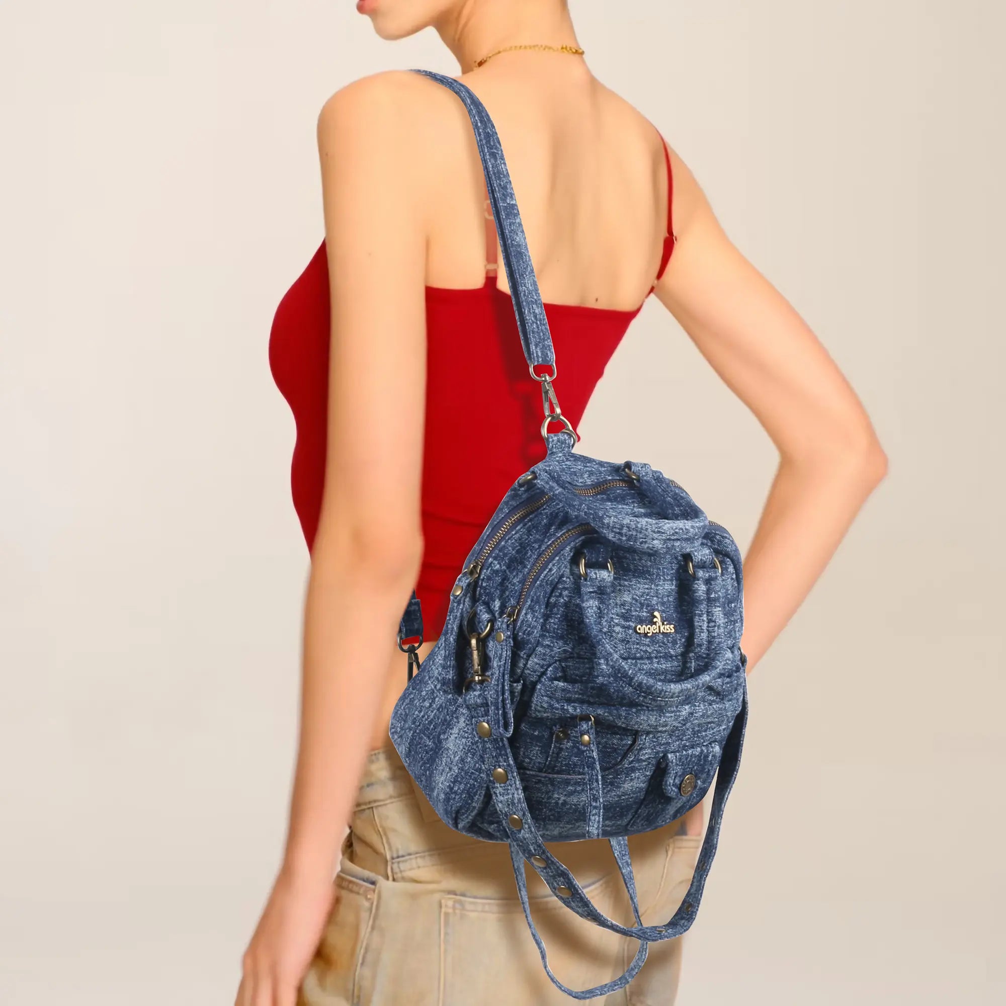 Angelkiss Urban Denim Bag