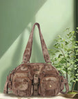 Washed Leather denim design Handbag Unique Style For Women Crossbody Bag