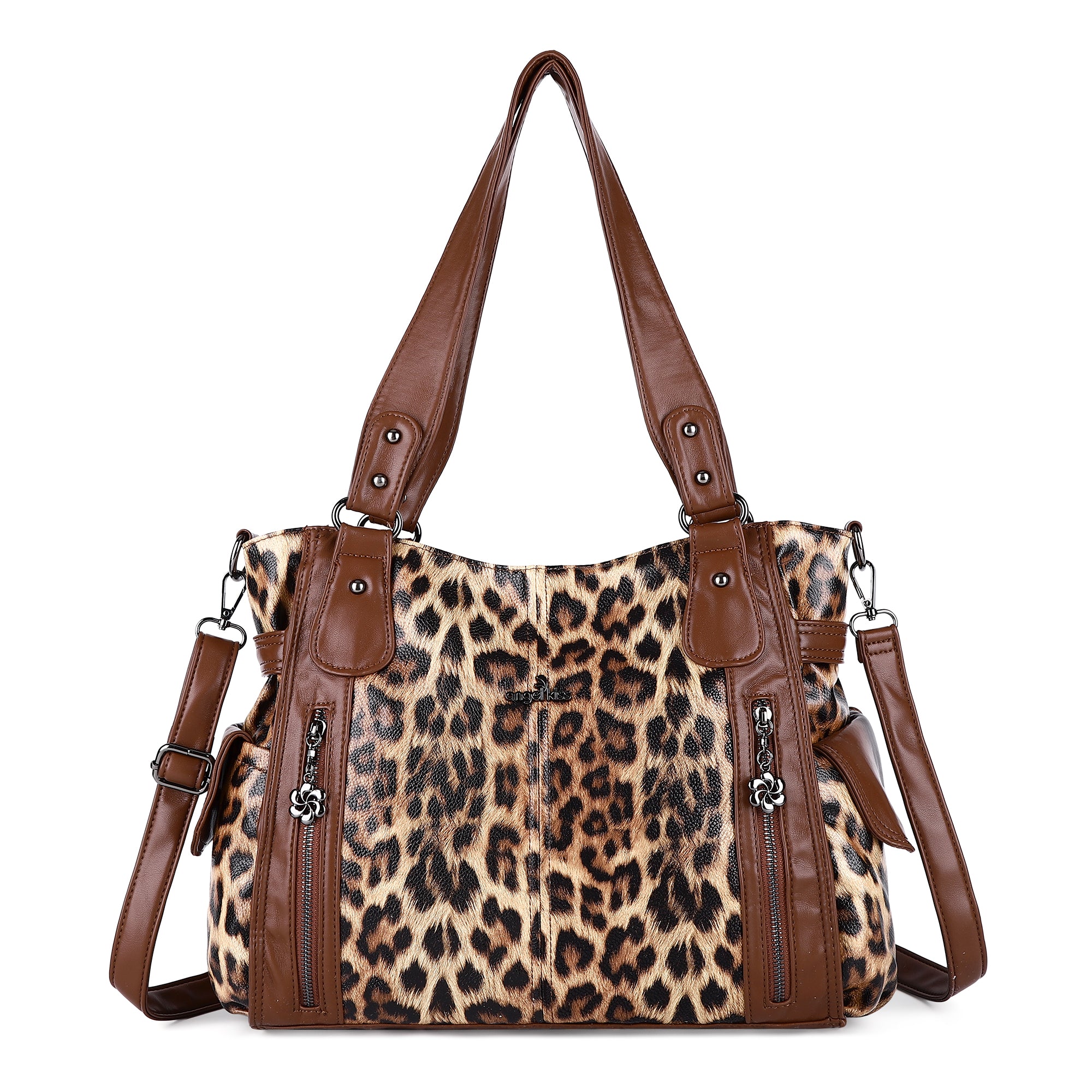 Angel Kiss lady Leopard print handbag-Angelkiss Bag