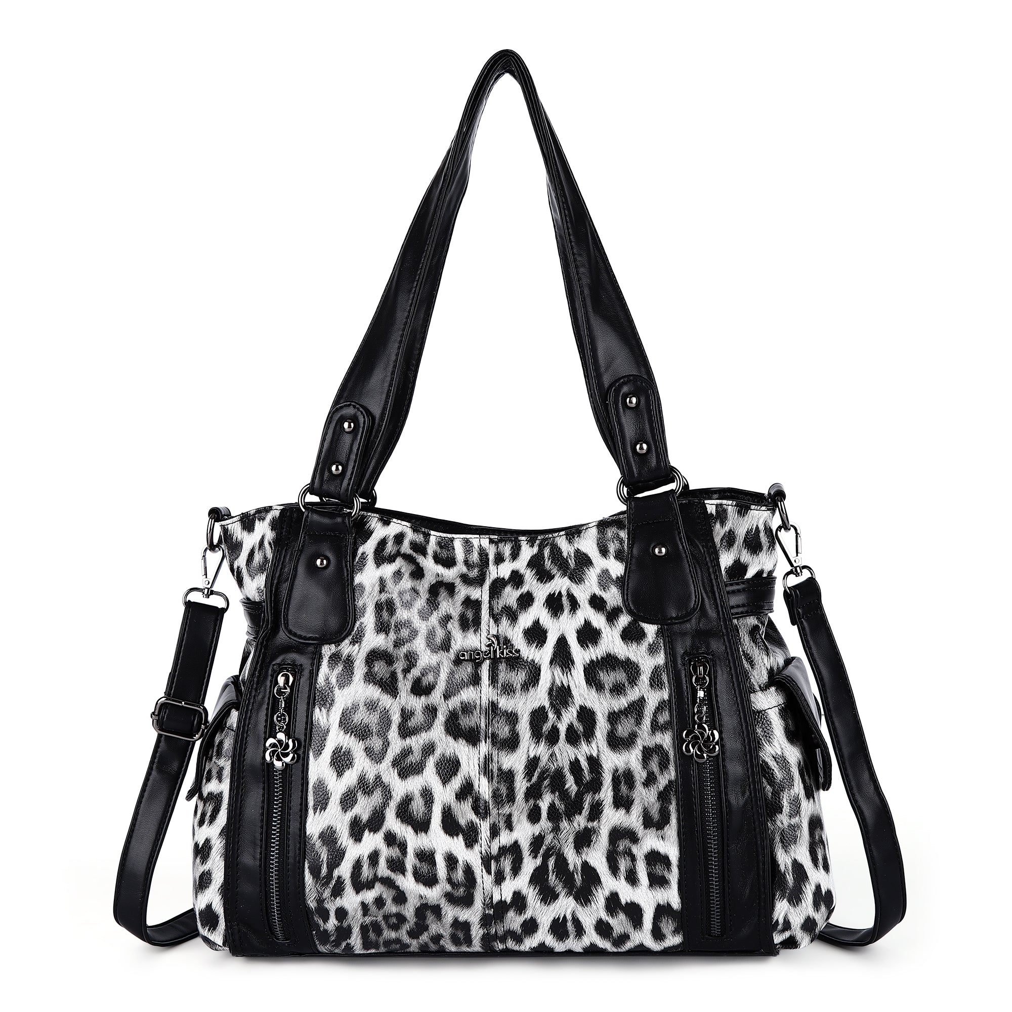 Angel Kiss lady Leopard print handbag-Angelkiss Bag