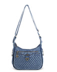 Angelkiss Washed Denim Woven Shoulder Bag – Vintage-Inspired with Practical Elegance