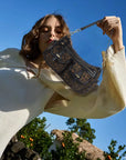 Classic fashion leopard print diagonal shoulder bag Tote purse