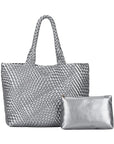 Angelkiss PU Leather Tote Bag with Pouch – Elegant Everyday Handbag