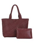 Angelkiss PU Leather Tote Bag with Pouch – Elegant Everyday Handbag