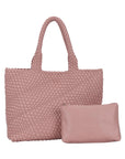 Angelkiss PU Leather Tote Bag with Pouch – Elegant Everyday Handbag