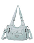 Vintage Slouchy Moto Shoulder Purse