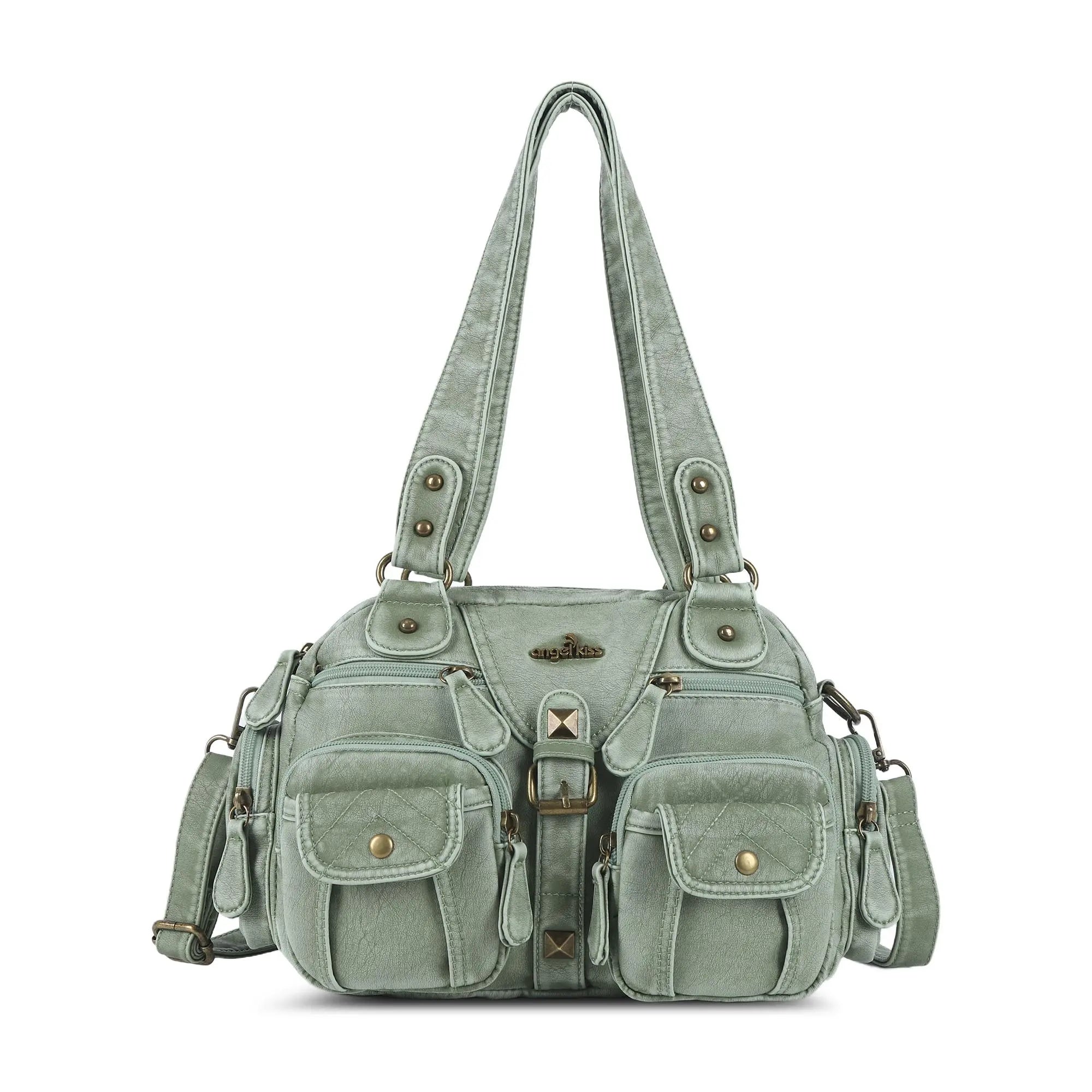 国内配送★X-girl★DISTRESSED PRINT SHOULDER BAG 2色 X-girl ショルダーバッグ バッグ DISTRESSED PRINT SHOULDER BAG