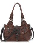 Women's retro fashion multi-compartment large capacity hobo bag | angel kiss bag