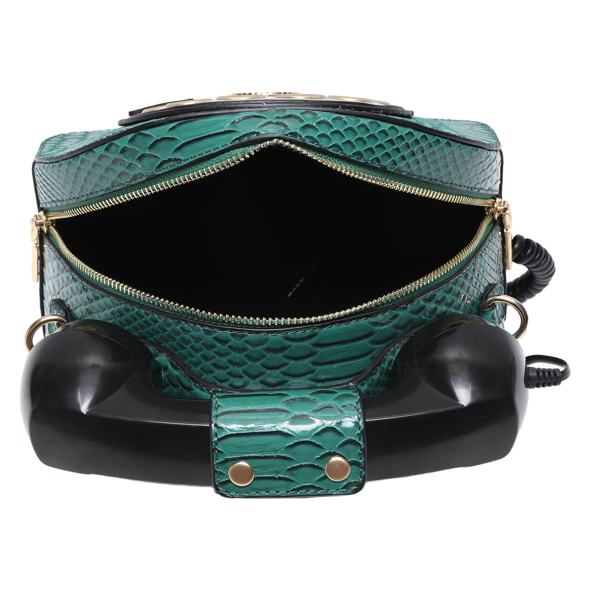 A subtle three-dimensional telephone landline crossbody bag-Angelkiss Bag