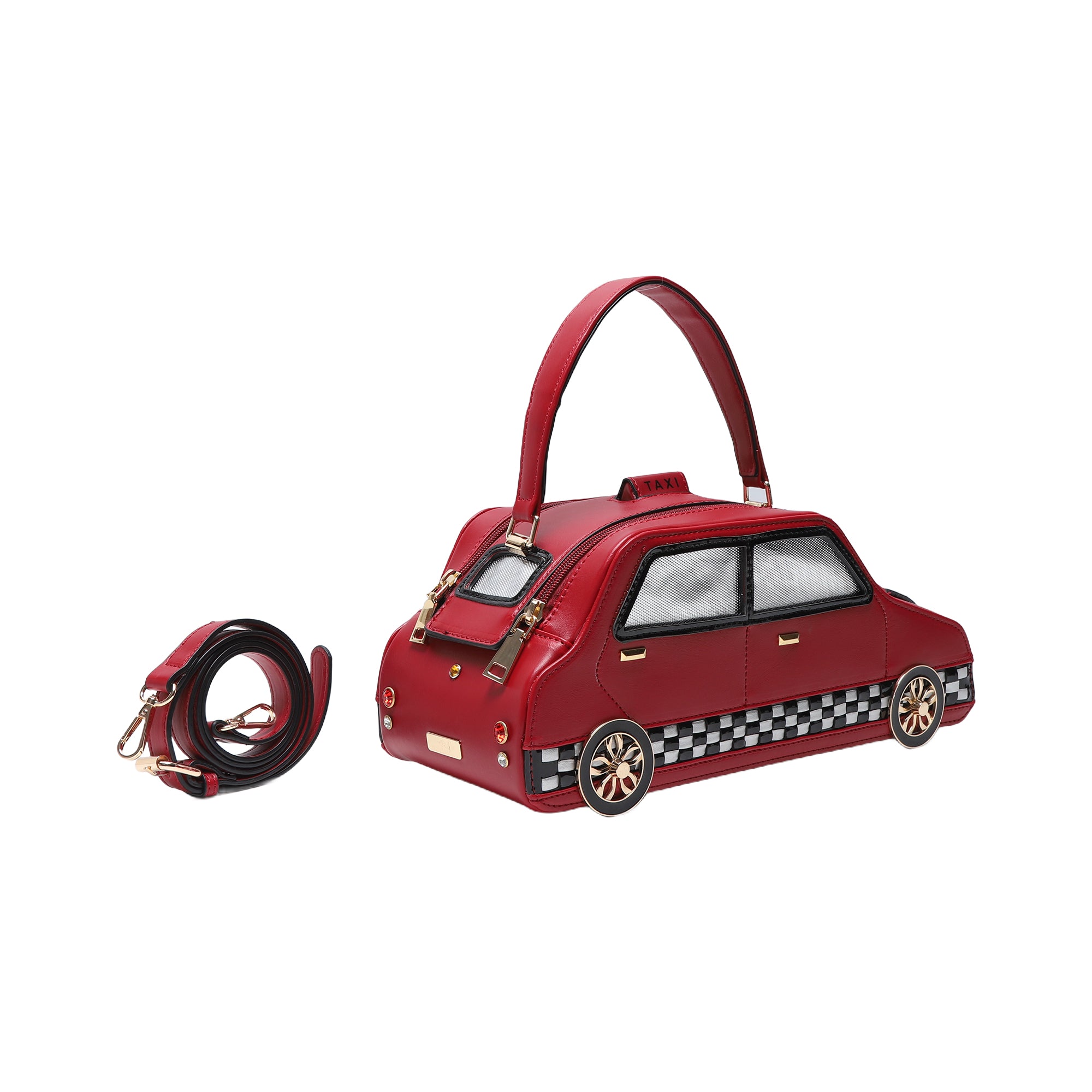 Unique taxi multi-functional adjustable crossbody bag-Angelkiss Bag