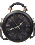 Women's personalized Creative clock shoulder bag-Angelkiss Bag