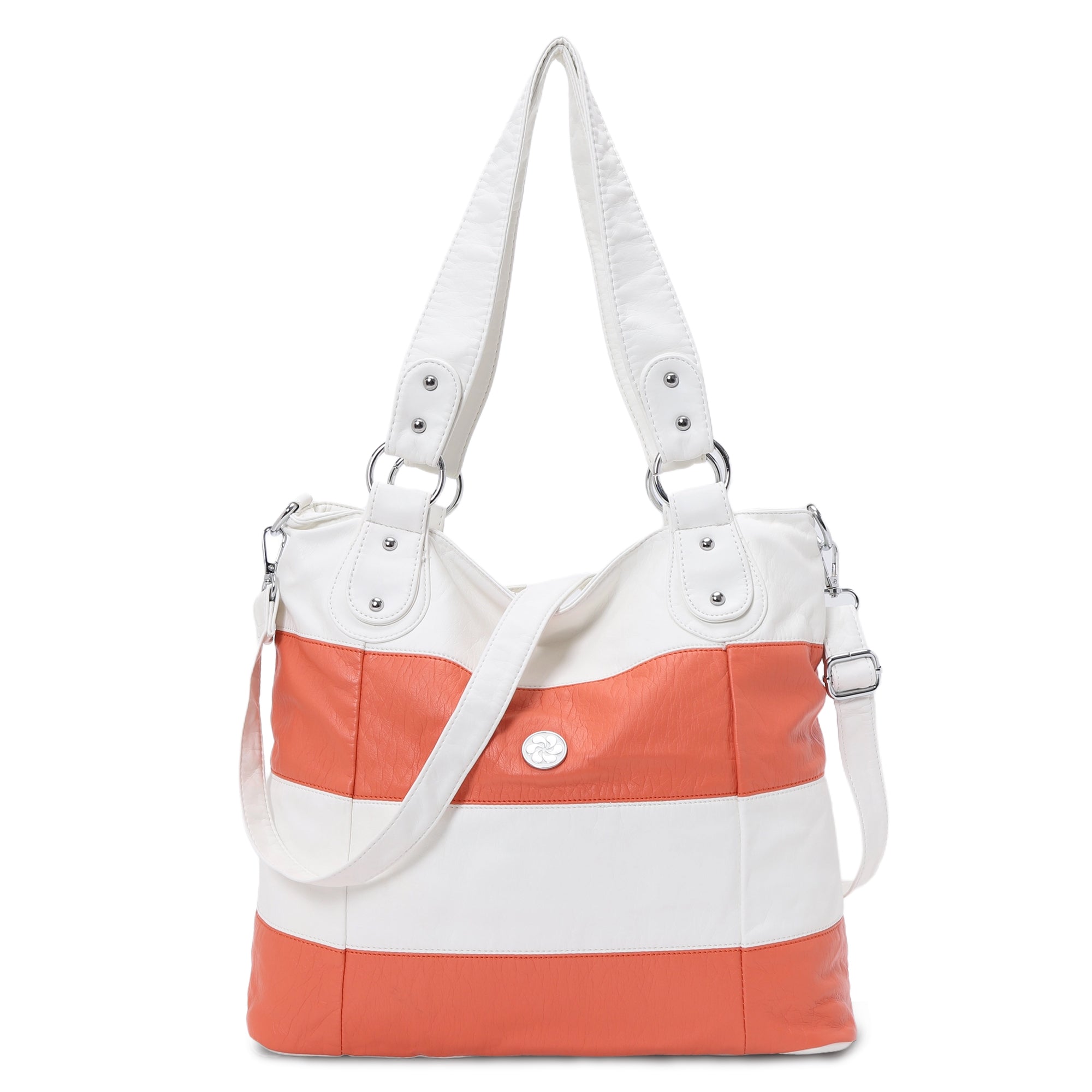 Soft Washed PU Leather Shoulder Crossbody Handbags-Angelkiss Bag
