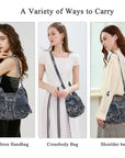 Ladies personality chic vintage backpack/satchel shoulder bag-Angelkiss Bag