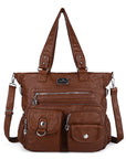 Large Muti-Pocket Women Hobo Shoulder Bag-Angelkiss Bag