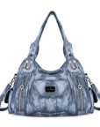 Women handbag with High Quality Washed PU Multi-function Bag-Angelkiss Bag