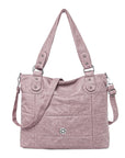 Soft Washed PU Leather Shoulder Crossbody Handbags