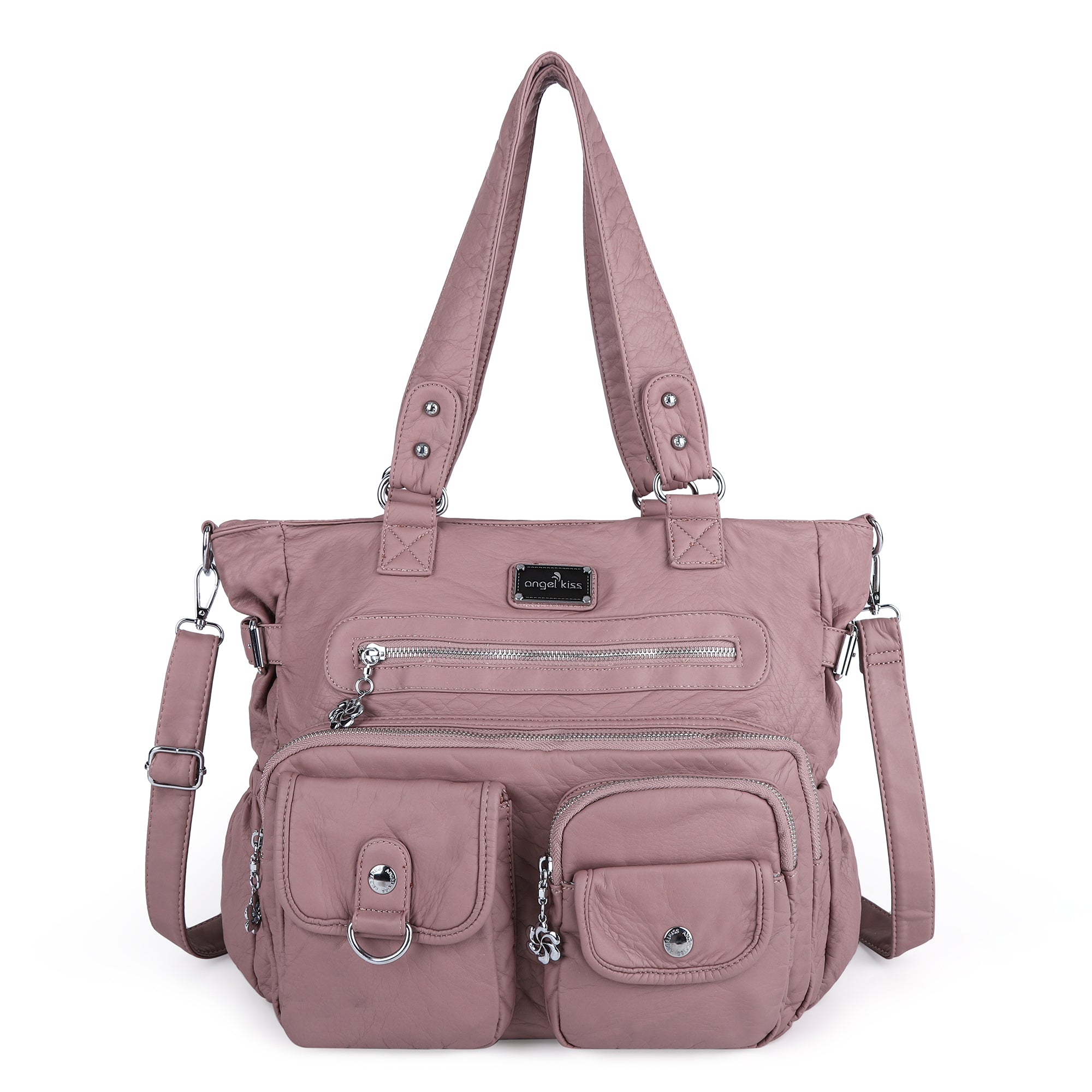 Large Muti-Pocket Women Hobo Shoulder Bag-Angelkiss Bag