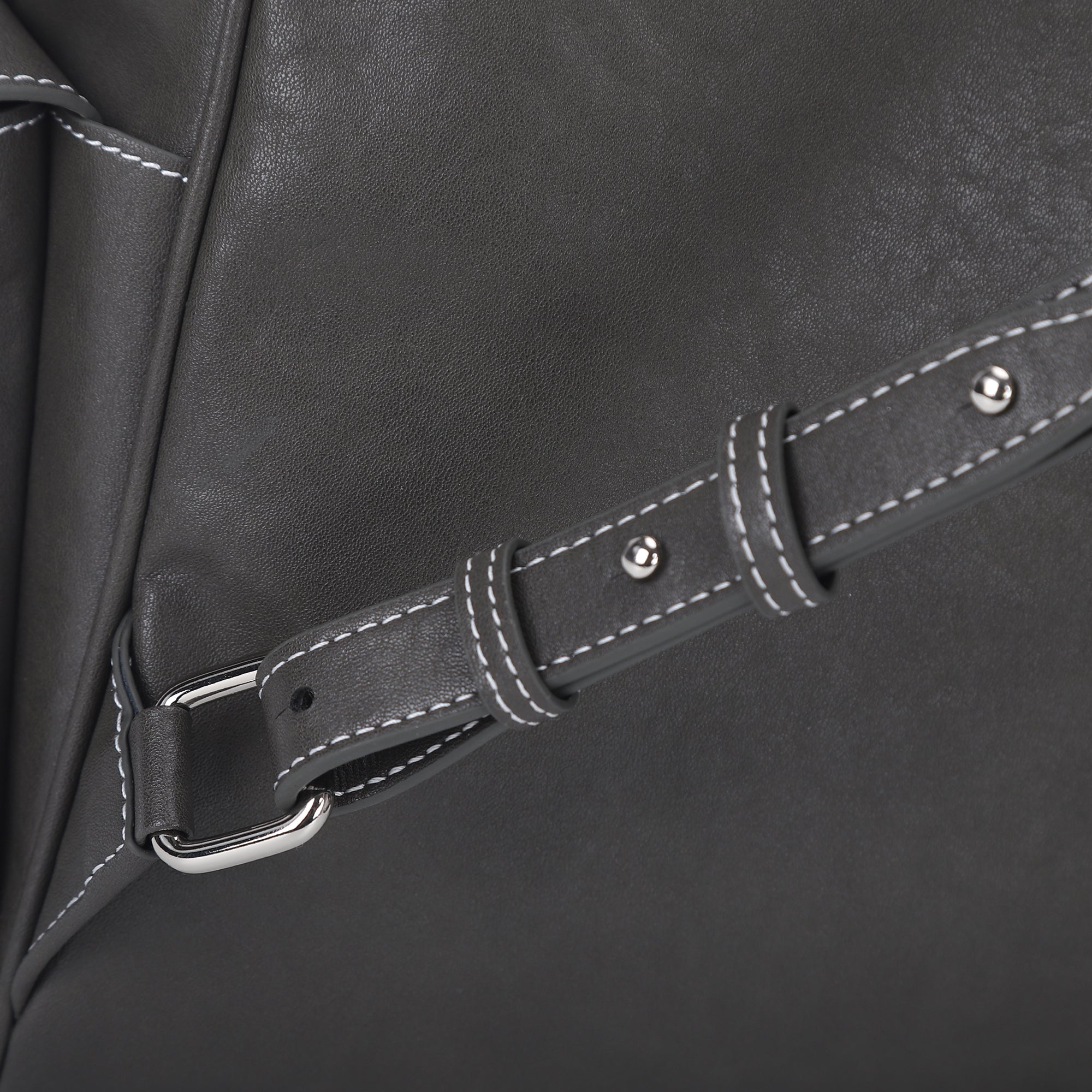 Washed pu leather Backpack for works-Angelkiss Bag