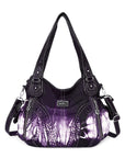 washed tie-dyeDaily women simple unique hobo handbag-Angelkiss Bag