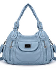 Women handbag with High Quality Washed PU and Multi-pack-Angelkiss Bag