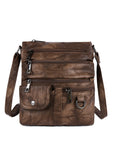Women's tie-dye vintage pu leather crossbody bag-Angelkiss Bag