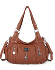 Stylish women's large capacity shoulder bags and hobo bags-Angelkiss Bag