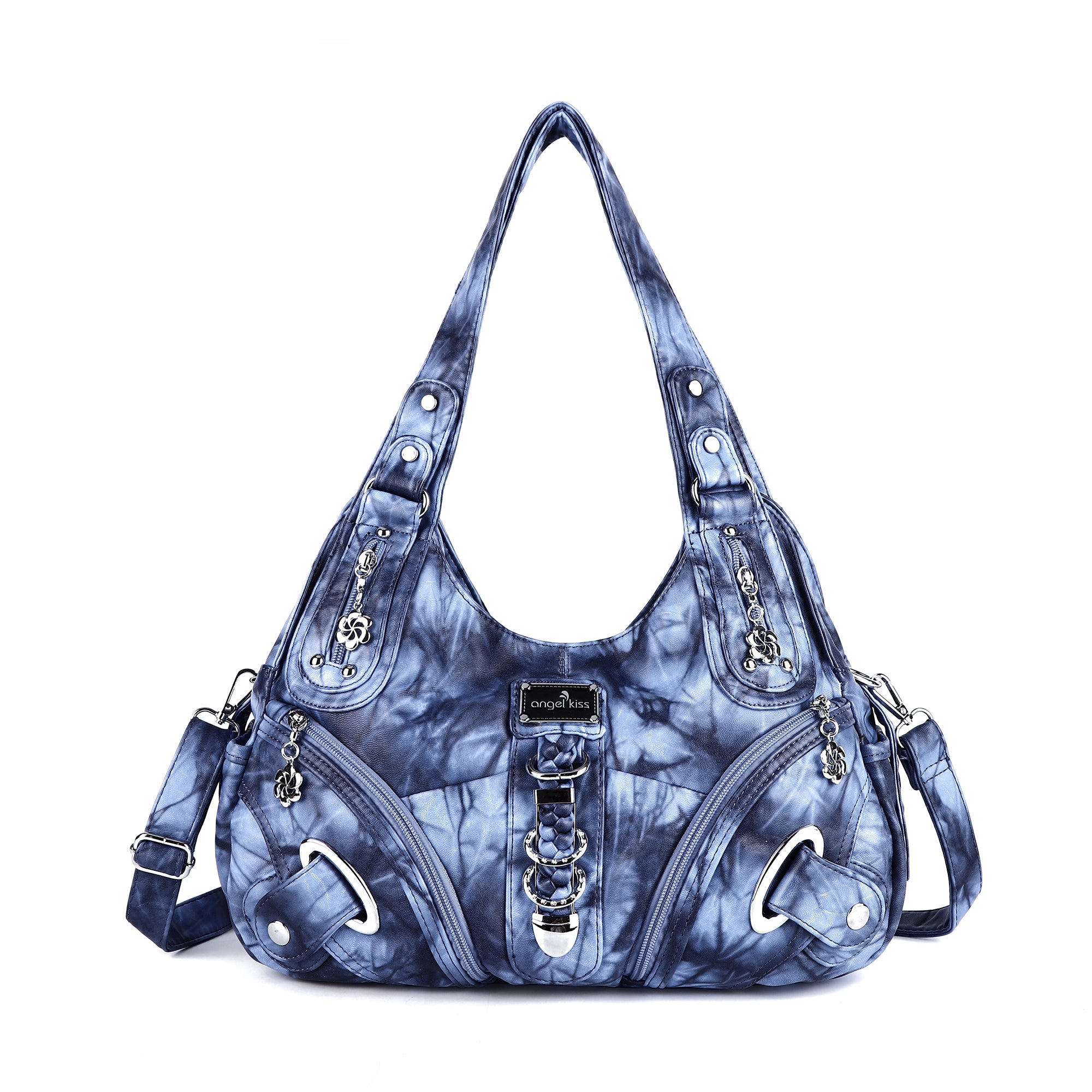 Hobo tie-dye vintage shoulder purse-Angelkiss Bag