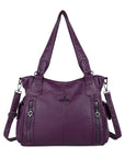 Angel Kiss Ladies roomy washed handbag