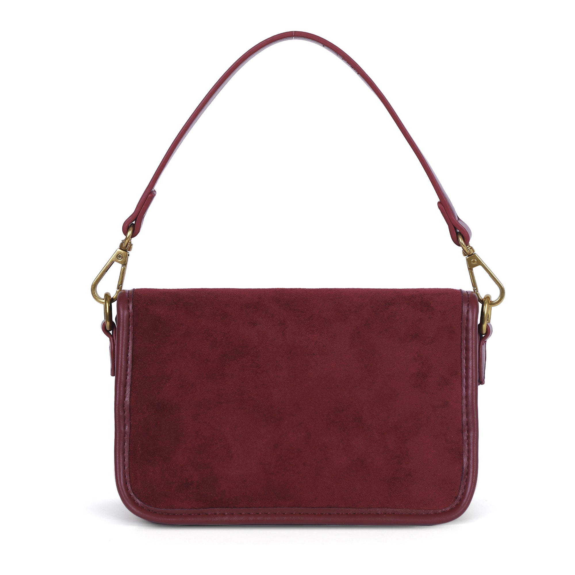 Suede Burgundy handbag/crossbody bag-Angelkiss Bag