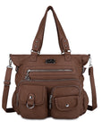 Large Muti-Pocket Women Hobo Shoulder Bag-Angelkiss Bag