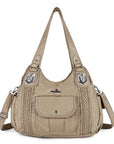 Women Waterproof Hobo Shoulder Purses and Handbags-Angelkiss Bag