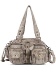 Washed Leather denim design Handbag Unique Style For Women Crossbody Bag