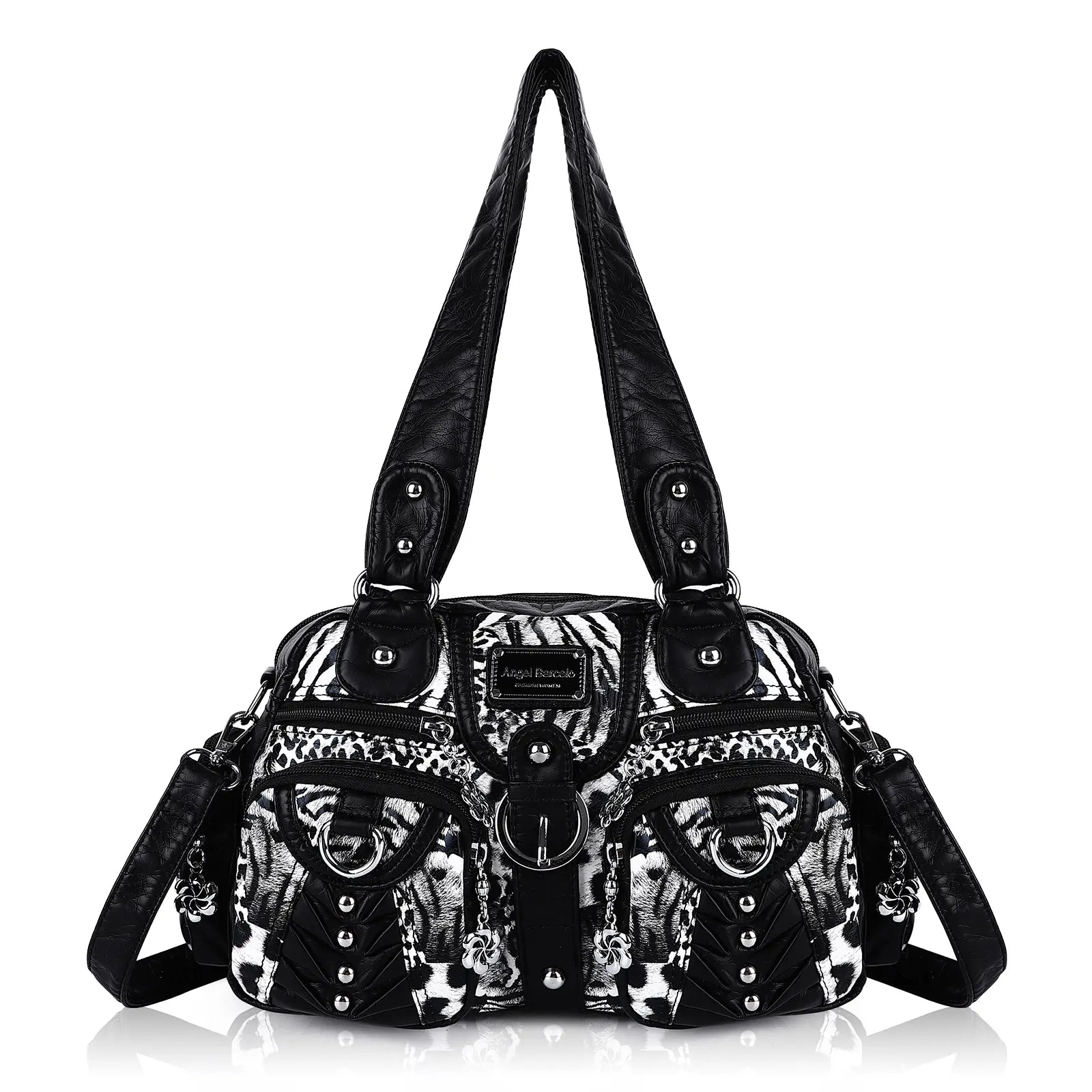 Washed Desigher Handbag For Women with Multi pockets