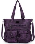 Large Muti-Pocket Women Tie-Dye Hobo Shoulder Bag