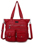 Large Muti-Pocket Women Hobo Shoulder Bag-Angelkiss Bag
