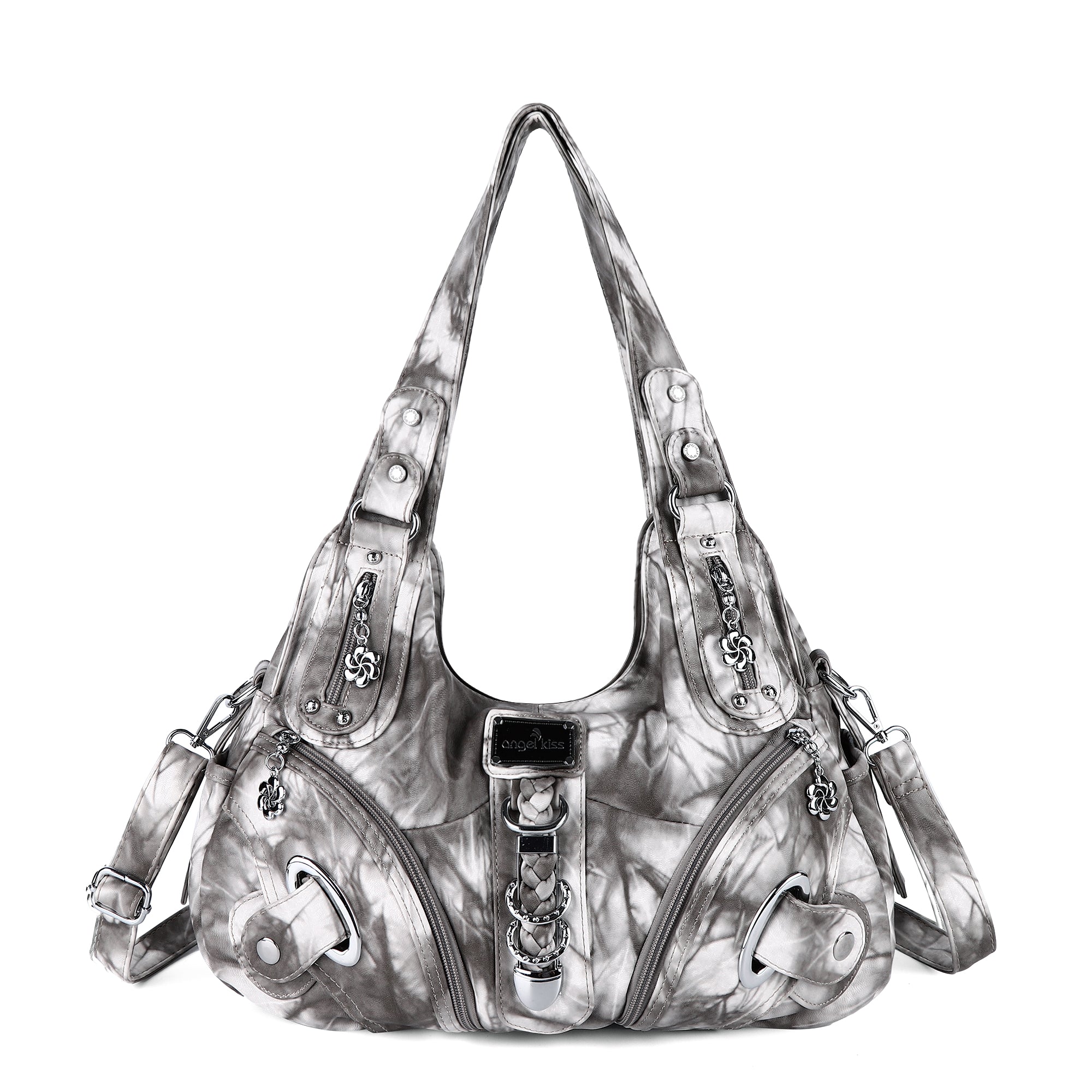 Hobo tie-dye vintage shoulder purse-Angelkiss Bag