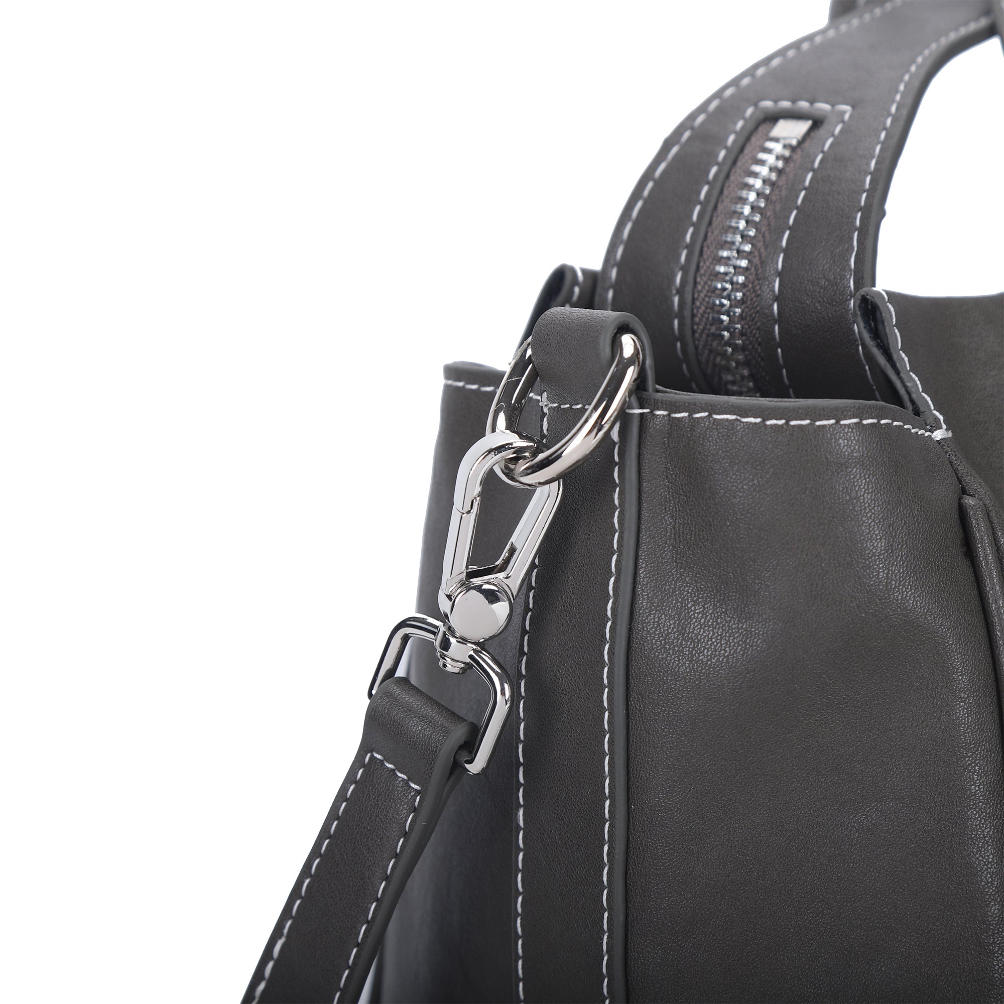 Washed pu leather Backpack for works-Angelkiss Bag