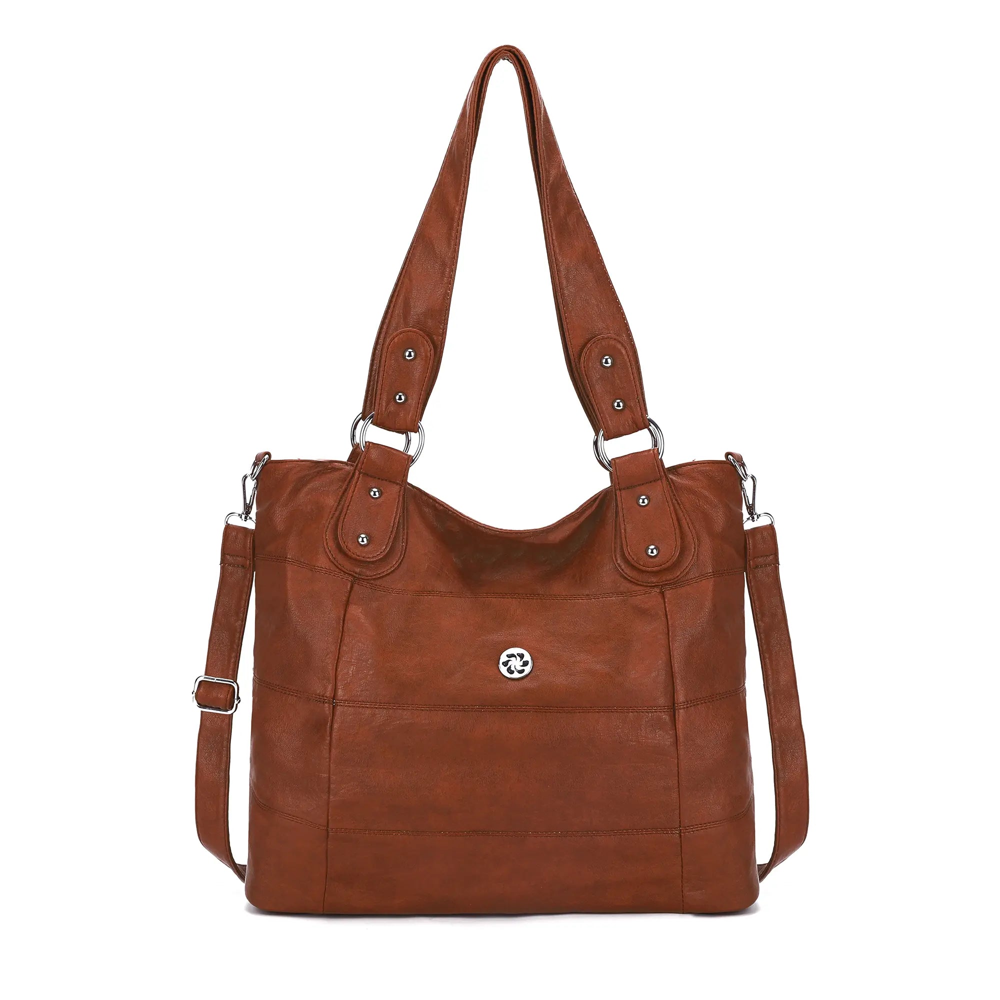Soft Washed PU Leather Shoulder Crossbody Handbags