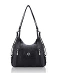 Retro solid color multi-functional traditional design tote bag-Angelkiss Bag