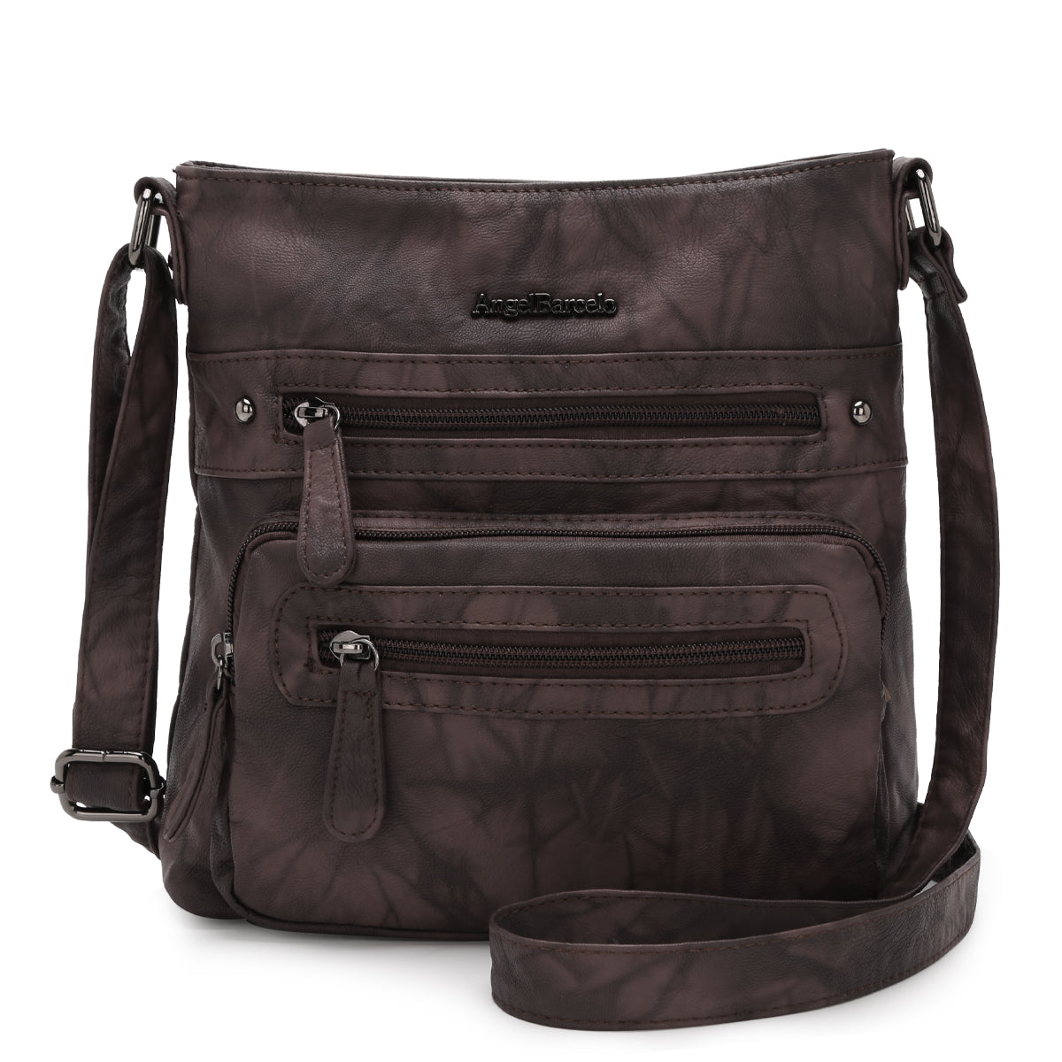 Women's tie-dye denim vintage crossbody bag-Angelkiss Bag